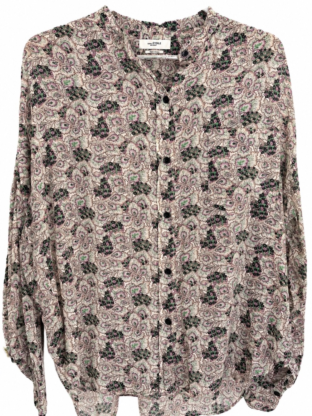 Isabel Marant Étoile Floral Paisley Cotton Blouse Size 38